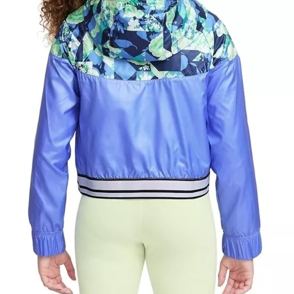 Nike Sportswear Wind Runner Girl's Graphic Floral Jacket Size XL - Picture 2 of 12